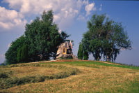 Der Wachtstein ist das Wahzeichen der Gemeinde Liebenau