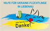 Sujet: Hilfe für Ukraine-Flüchtlinge in Liebenau mit Text: jede Spende hilft - Danke