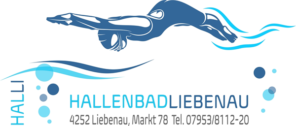 Logo HALLI - Hallenbad Liebenau mit Kontaktdaten
